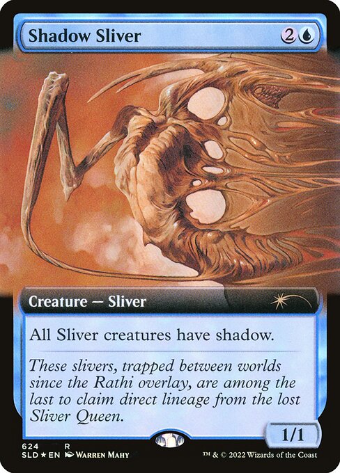 Shadow Sliver (624) - EXTENDED ART (Foil) - Secret Lair Drop - Game On