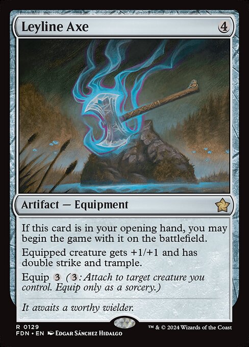 Leyline Axe (129) (Foil) - Foundations - Game On