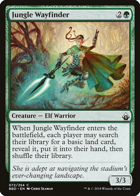 Jungle Wayfinder (72) (Foil) - Battlebond - Game On