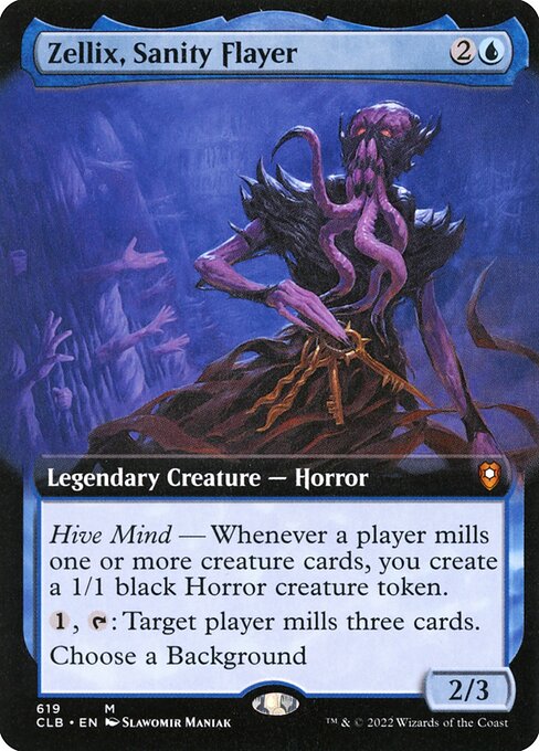 Zellix, Sanity Flayer (619) - EXTENDED ART - Commander Legends: Battle for Baldur's Gate - Game On
