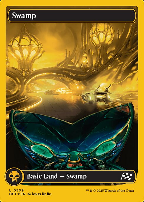Swamp (509) - FULL ART (Foil) - Aetherdrift - Game On
