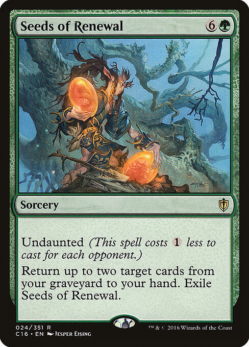Seeds of Renewal (24) - Commander 2016 - Game On