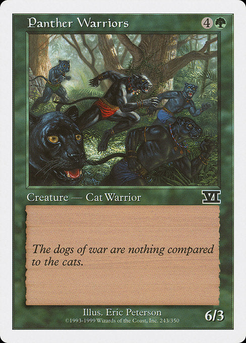 Panther Warriors (243) - Classic Sixth Edition - Game On