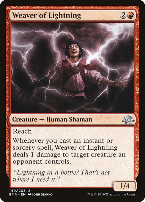 Weaver of Lightning (149) (Foil) - Eldritch Moon - Game On