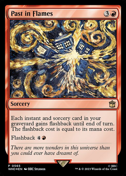 Past in Flames (565) (Foil) - Doctor Who - Game On