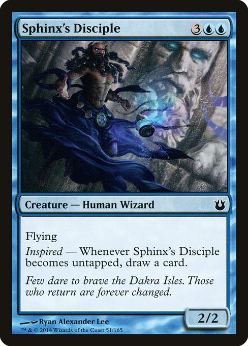 Sphinx's Disciple (51) (Foil) - Born of the Gods - Game On