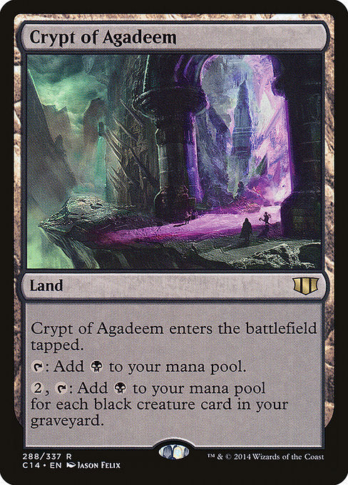 Crypt of Agadeem (288) - Commander 2014 - Game On