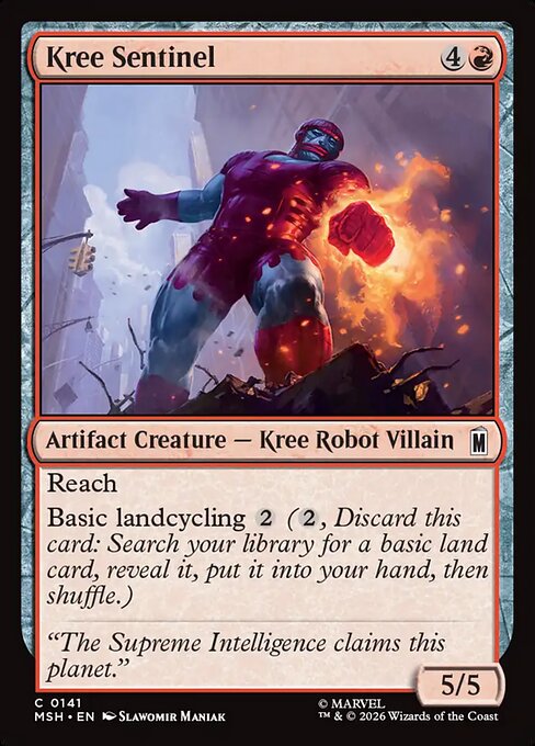 Kree Sentinel (141) - Marvel Super Heroes - Game On