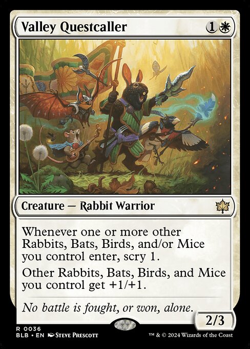 Valley Questcaller (36) (Foil) - Bloomburrow - Game On