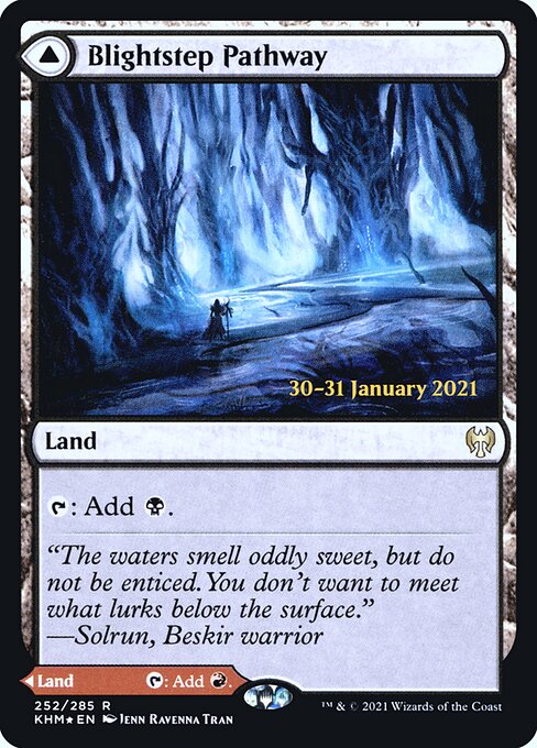 Blightstep Pathway // Searstep Pathway (252s) (Foil) - Kaldheim Promos - Game On