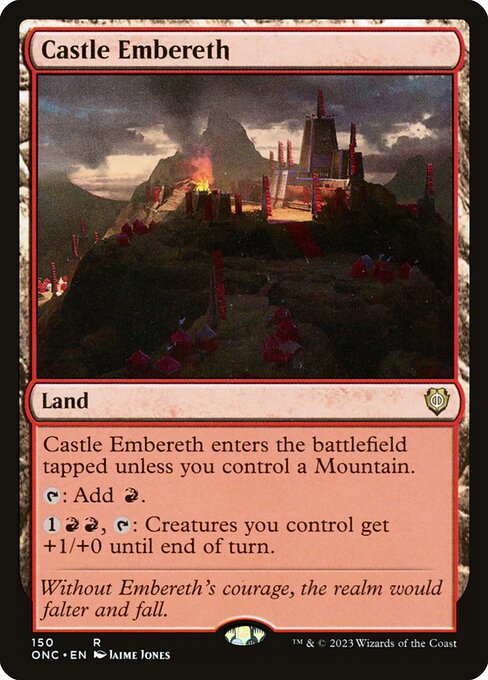 Castle Embereth (150) - Phyrexia: All Will Be One Commander - Game On