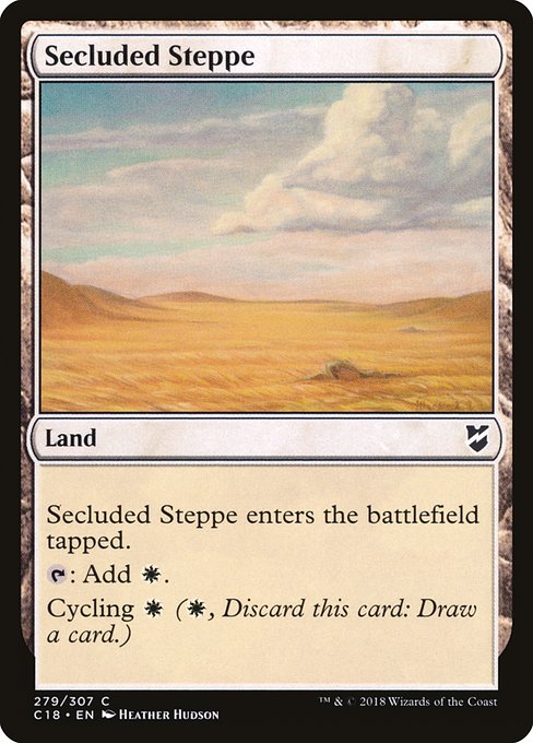 Secluded Steppe (279) - Commander 2018 - Game On