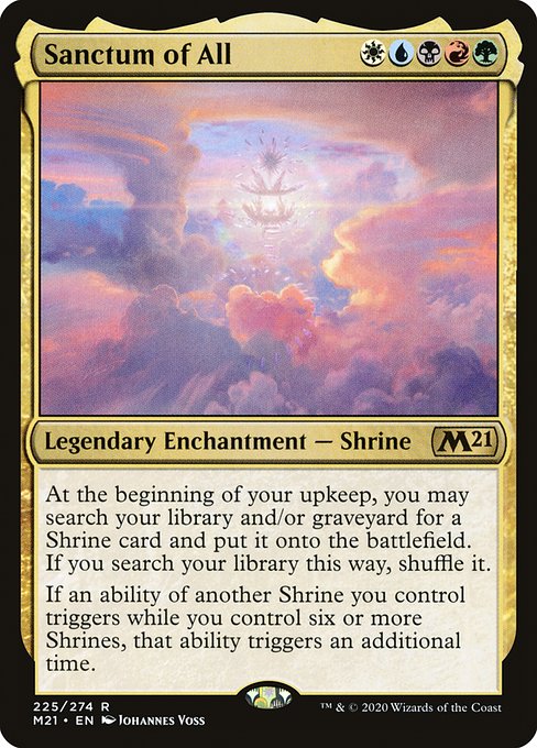 Sanctum of All (225) (Foil) - Core Set 2021 - Game On