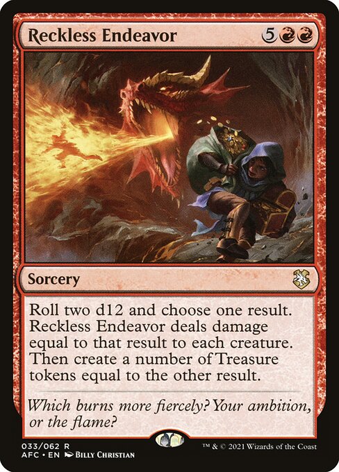 Reckless Endeavor (33) - Forgotten Realms Commander - Game On