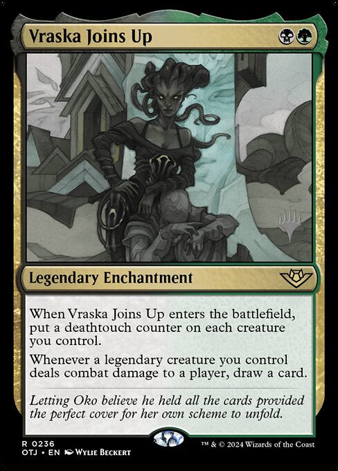 Vraska Joins Up (236p) - Outlaws of Thunder Junction Promos - Game On