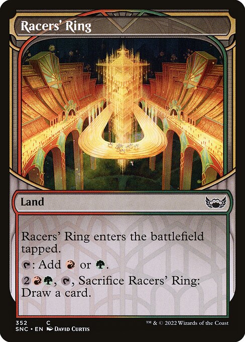 Racers' Ring (352) - SHOWCASE (Foil) - Streets of New Capenna - Game On