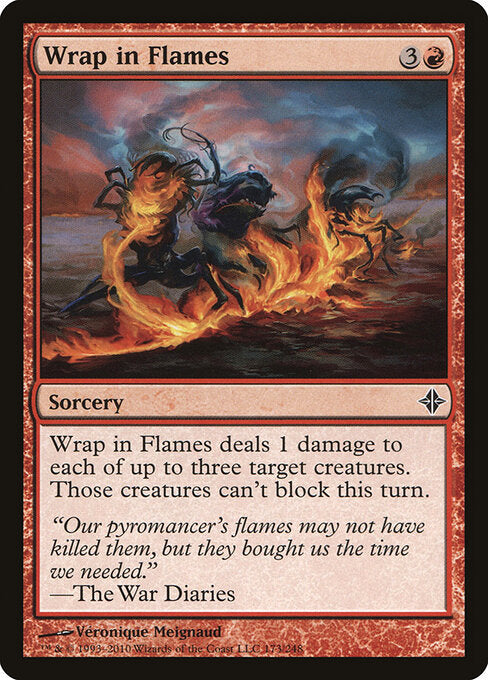 Wrap in Flames (173) (Foil) - Rise of the Eldrazi - Game On