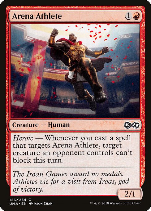 Arena Athlete (123) (Foil) - Ultimate Masters - Game On