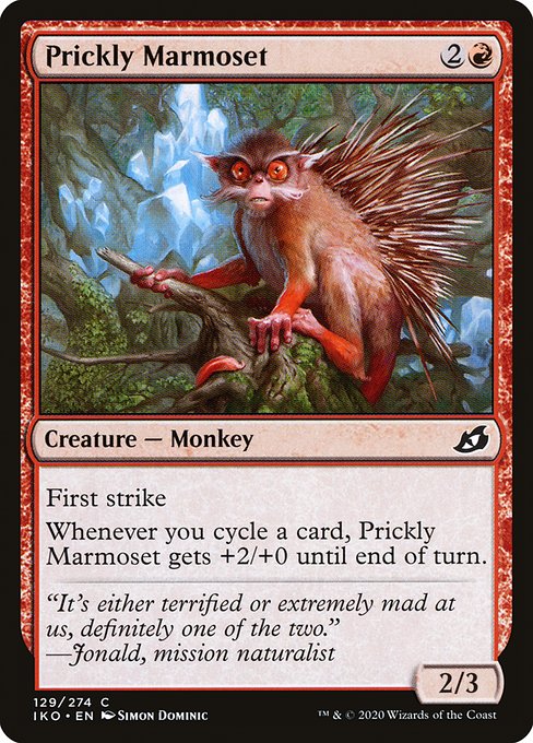 Prickly Marmoset (129) (Foil) - Ikoria: Lair of Behemoths - Game On