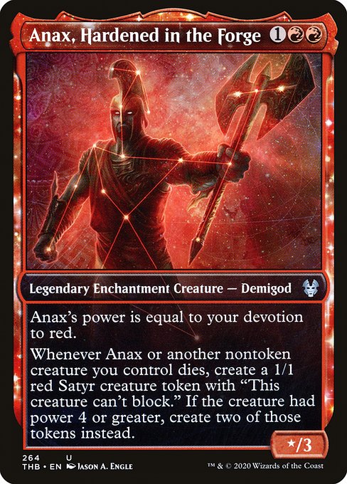 Anax, Hardened in the Forge (264) - SHOWCASE - FULL ART - Theros Beyond Death - Game On