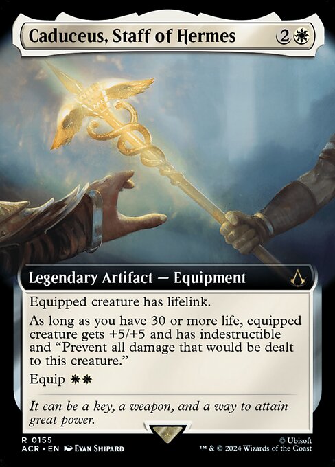 Caduceus, Staff of Hermes (155) - EXTENDED ART - Assassin's Creed - Game On