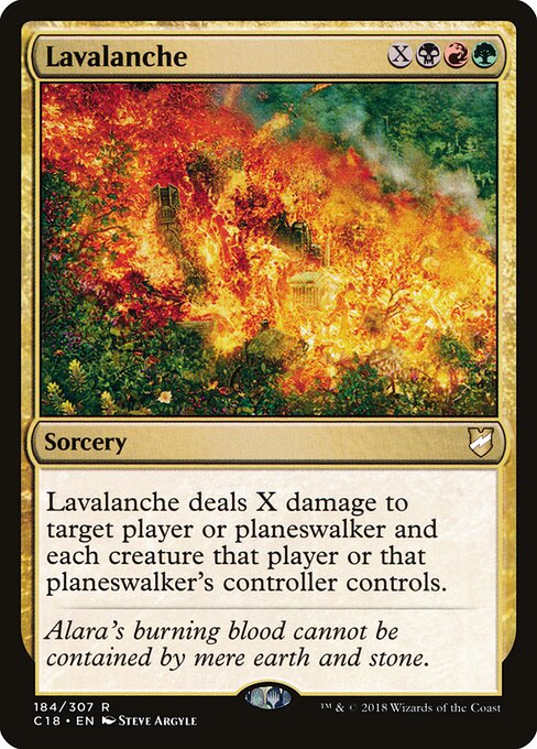 Lavalanche (184) - Commander 2018 - Game On