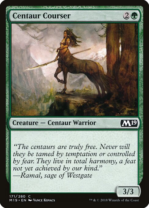 Centaur Courser (171) (Foil) - Core Set 2019 - Game On