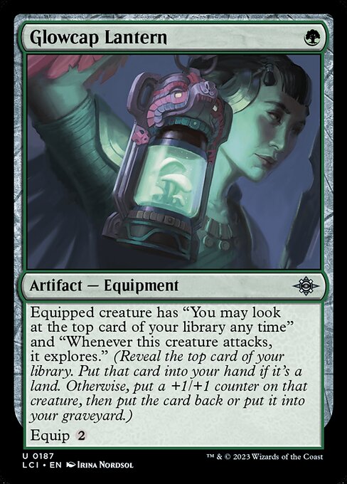 Glowcap Lantern (187) (Foil) - The Lost Caverns of Ixalan - Game On