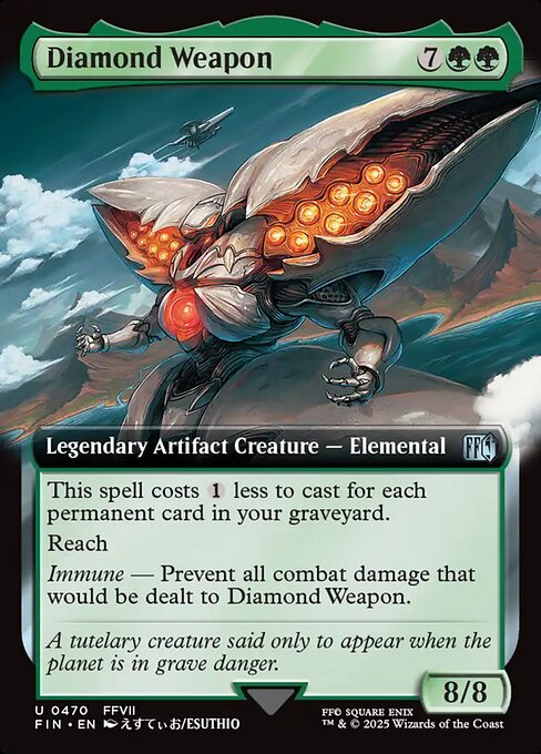 Diamond Weapon (470) - EXTENDED ART - Final Fantasy - Game On