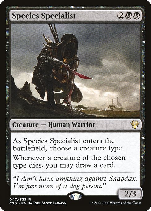 Species Specialist (47) - Commander 2020 - Game On