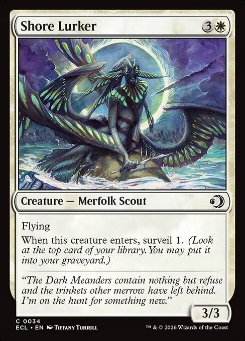 Shore Lurker (34) (Foil) - Lorwyn Eclipsed - Game On