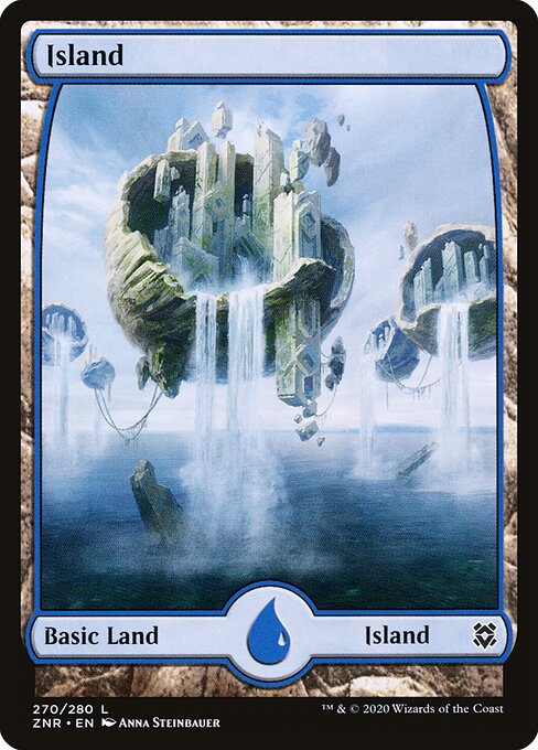 Island (270) - FULL ART - Zendikar Rising - Game On