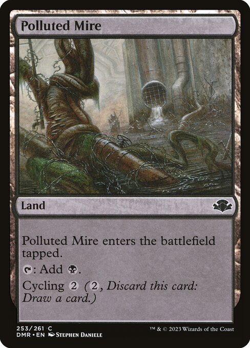 Polluted Mire (253) (Foil) - Dominaria Remastered - Game On