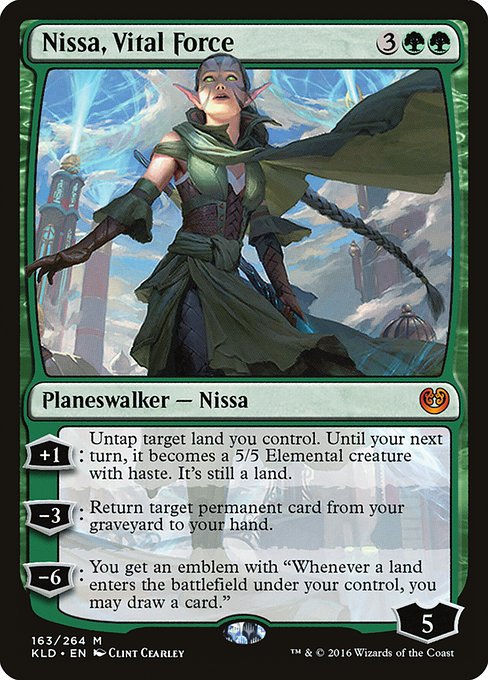 Nissa, Vital Force (163) (Foil) - Kaladesh - Game On