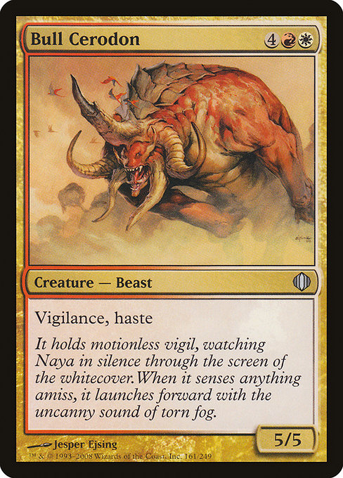 Bull Cerodon (161) (Foil) - Shards of Alara - Game On