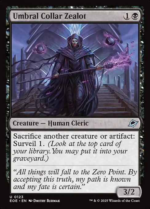 Umbral Collar Zealot (123) (Foil) - Edge of Eternities - Game On
