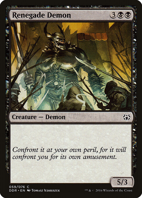 Renegade Demon (59) - Duel Decks: Nissa vs. Ob Nixilis - Game On
