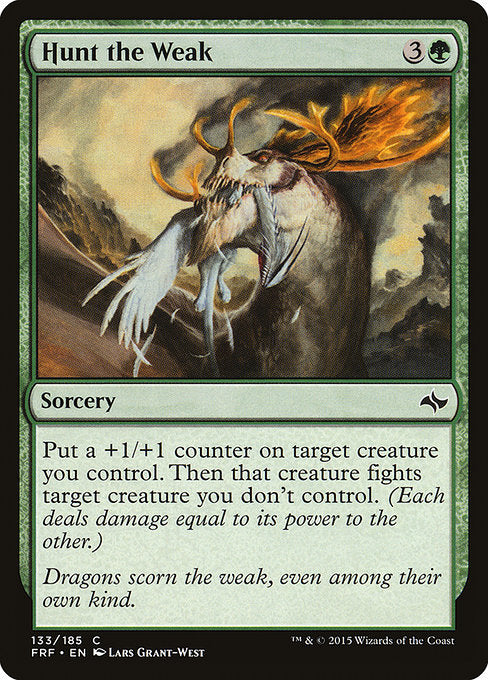 Hunt the Weak (133) (Foil) - Fate Reforged - Game On