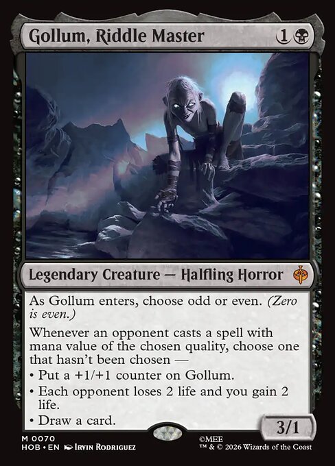 Gollum, Riddle Master (70) (Foil) - The Hobbit - Game On