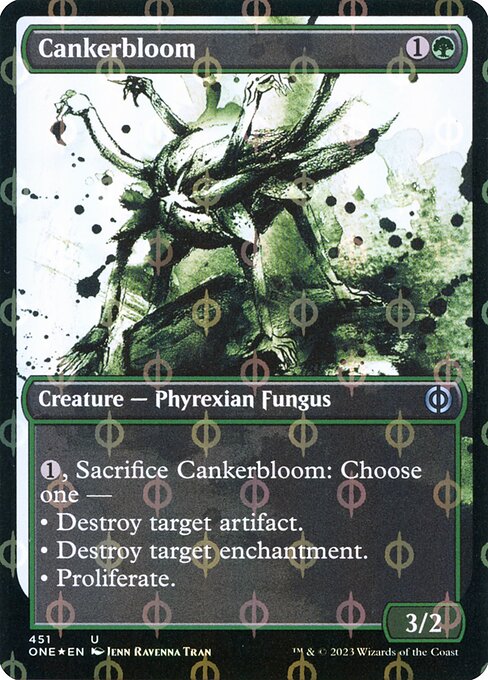Cankerbloom (451) - SHOWCASE (Foil) - Phyrexia: All Will Be One - Game On