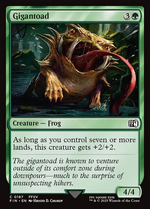 Gigantoad (187) (Foil) - Final Fantasy - Game On