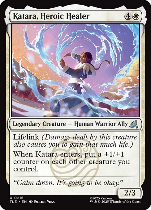 Katara, Heroic Healer (215) (Foil) - Avatar: The Last Airbender Eternal - Game On