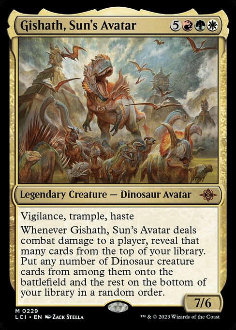 Gishath, Sun's Avatar (229) (Foil) - The Lost Caverns of Ixalan - Game On