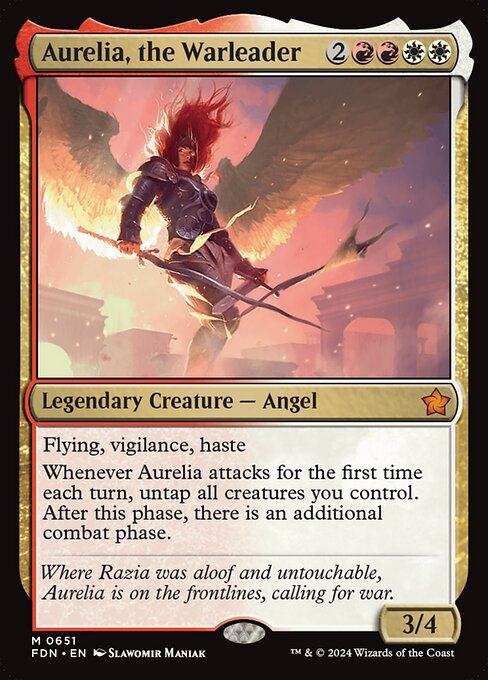 Aurelia, the Warleader (651) - Foundations - Game On