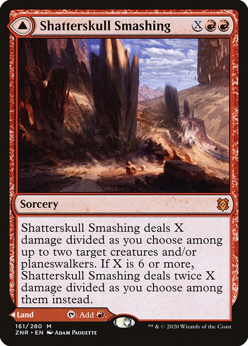 Shatterskull Smashing // Shatterskull, the Hammer Pass (161) - Zendikar Rising - Game On