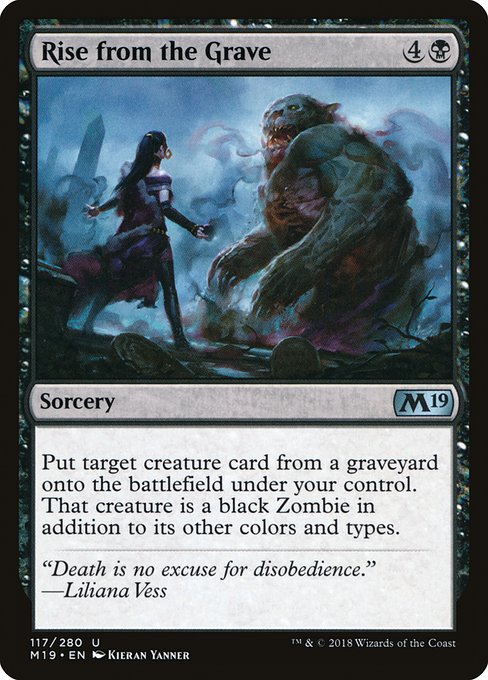 Rise from the Grave (117) - Core Set 2019 - Game On
