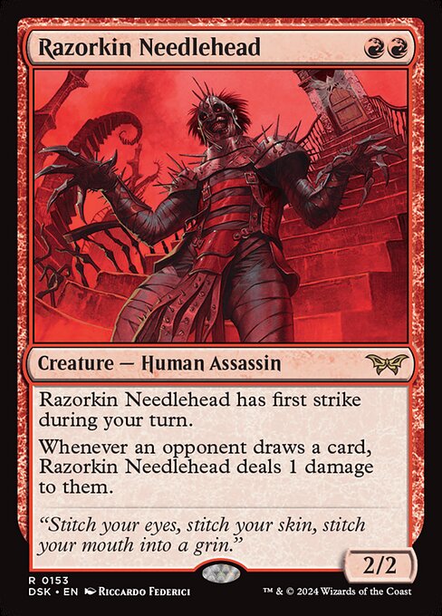 Razorkin Needlehead (153) (Foil) - Duskmourn: House of Horror - Game On