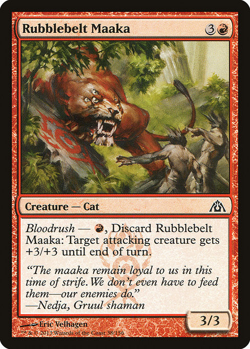 Rubblebelt Maaka (38) (Foil) - Dragon's Maze - Game On