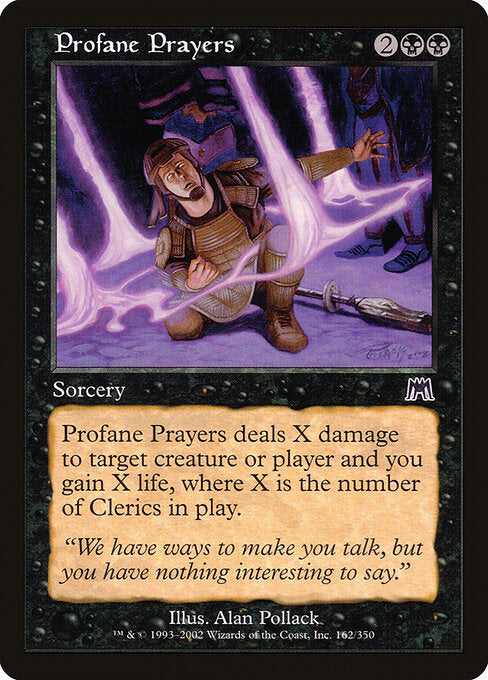 Profane Prayers (162) - Onslaught - Game On