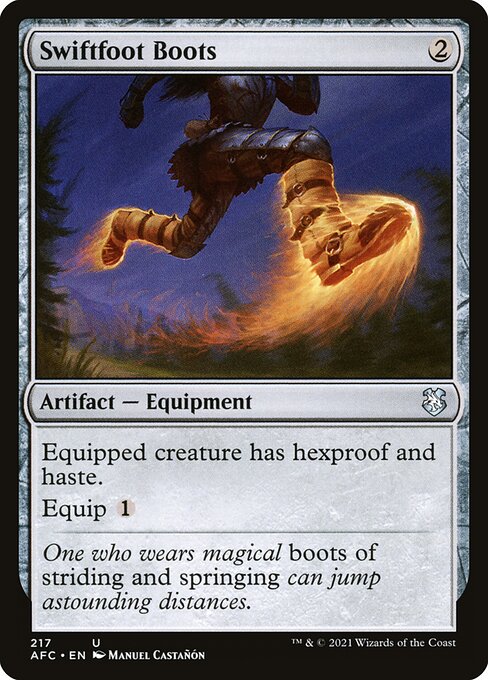 Swiftfoot Boots (217) - Forgotten Realms Commander - Game On